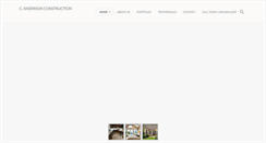 Desktop Screenshot of candersonconstruction.com